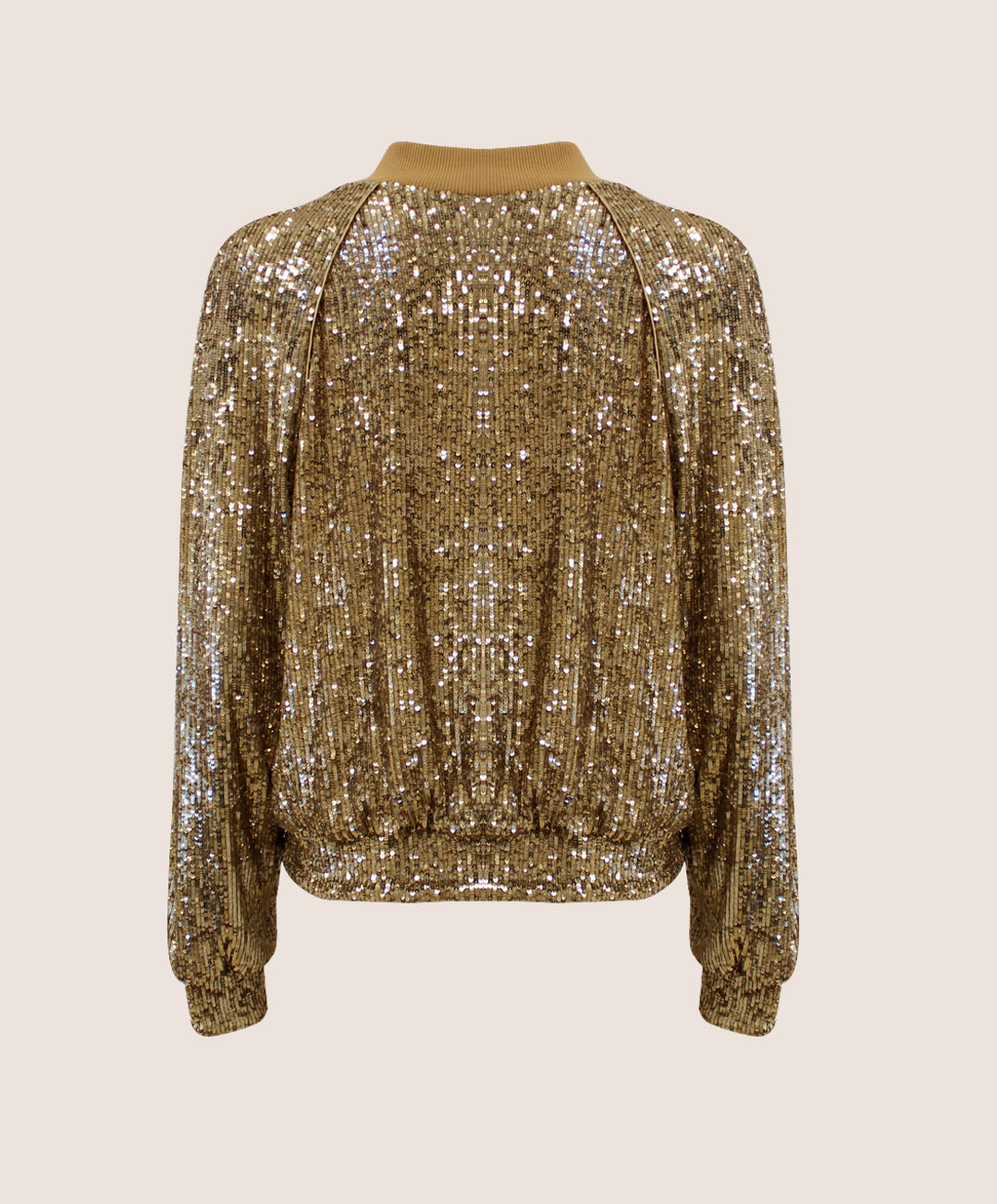 Blanka The Label Rose Gold Sequin Duster Jacket. S. NWT